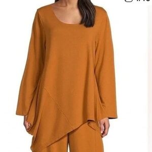 Bryn Walker Deca Bamboo French Terry Asymmetric Hem Size XS